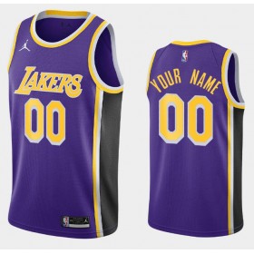 Maglia Los Angeles Lakers Personalizzate 2020-21 Jordan Brand Statement Edition Swingman - Uomo